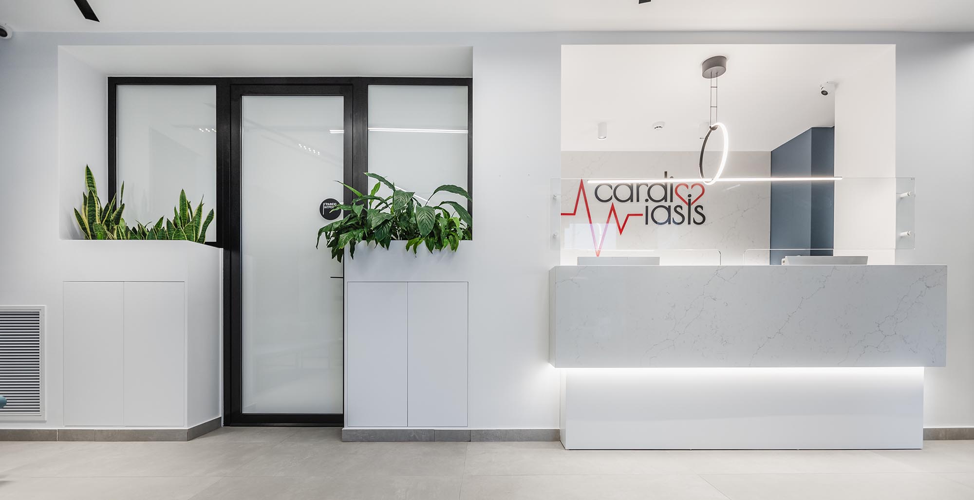 cardiology clinic design minimal modern interior exterior design