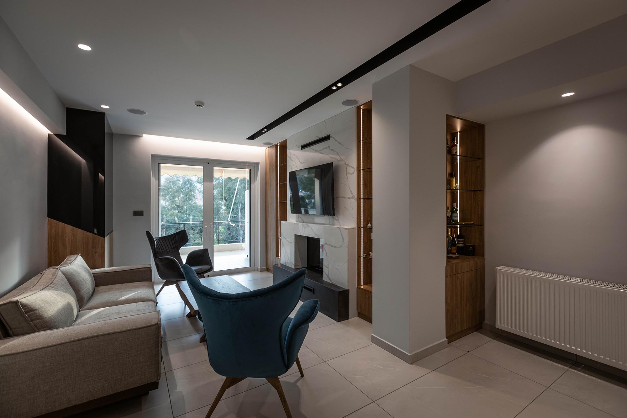 luxury apartment minimal neutral modern design