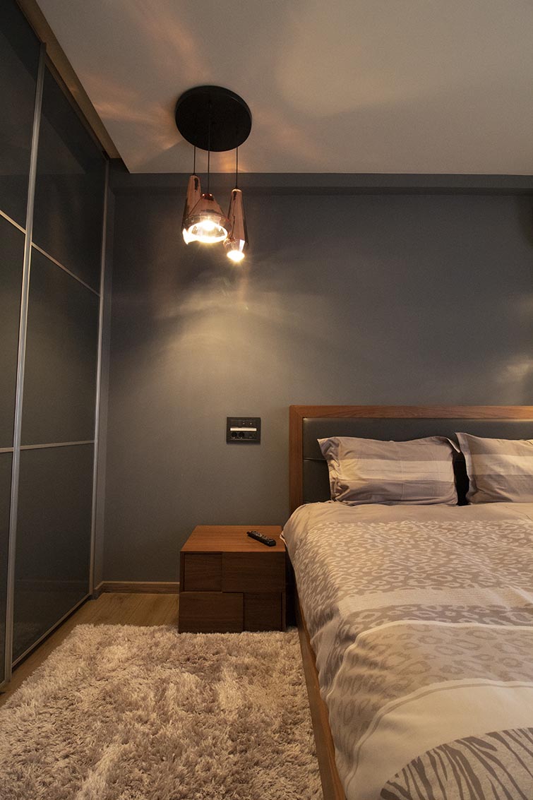 1980s apartment renovation modern minimal flat bedroom decoration