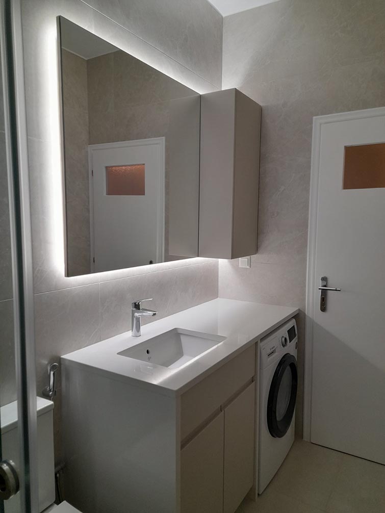 bathroom modern renovation minimal