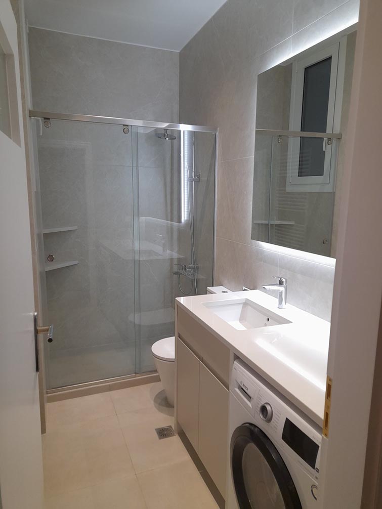 bathroom modern renovation minimal