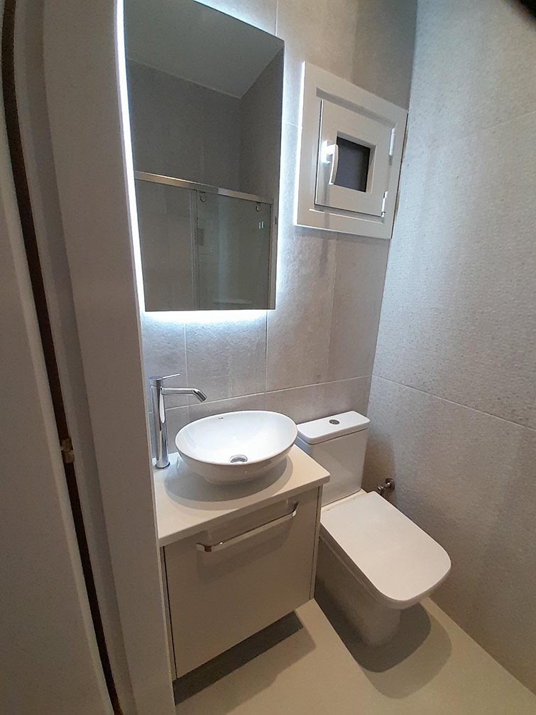 bathroom modern renovation minimal