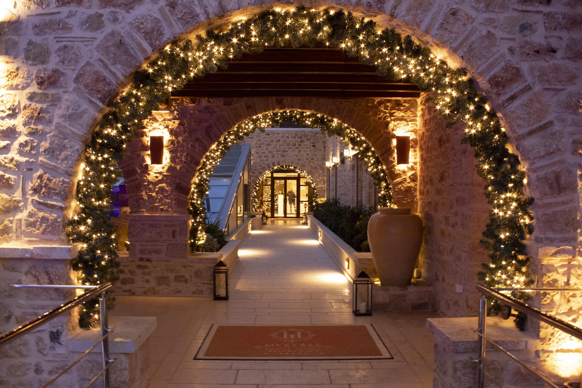 luxury christmas decoration mystras grand palace