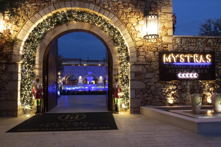 luxury christmas decoration mystras grand palace