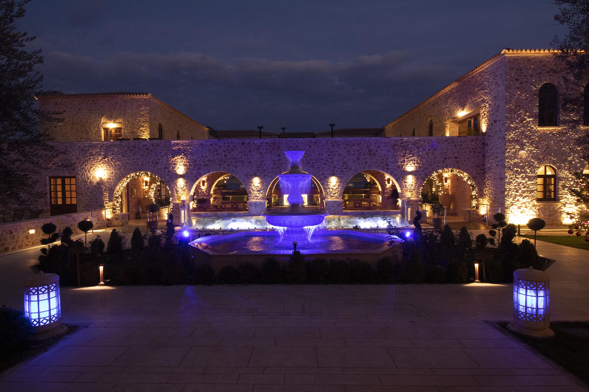 luxury christmas decoration mystras grand palace